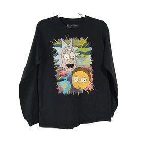 Rick and Morty Jungle Warped Faces Size Medium Adult Swim Cartoon Network
